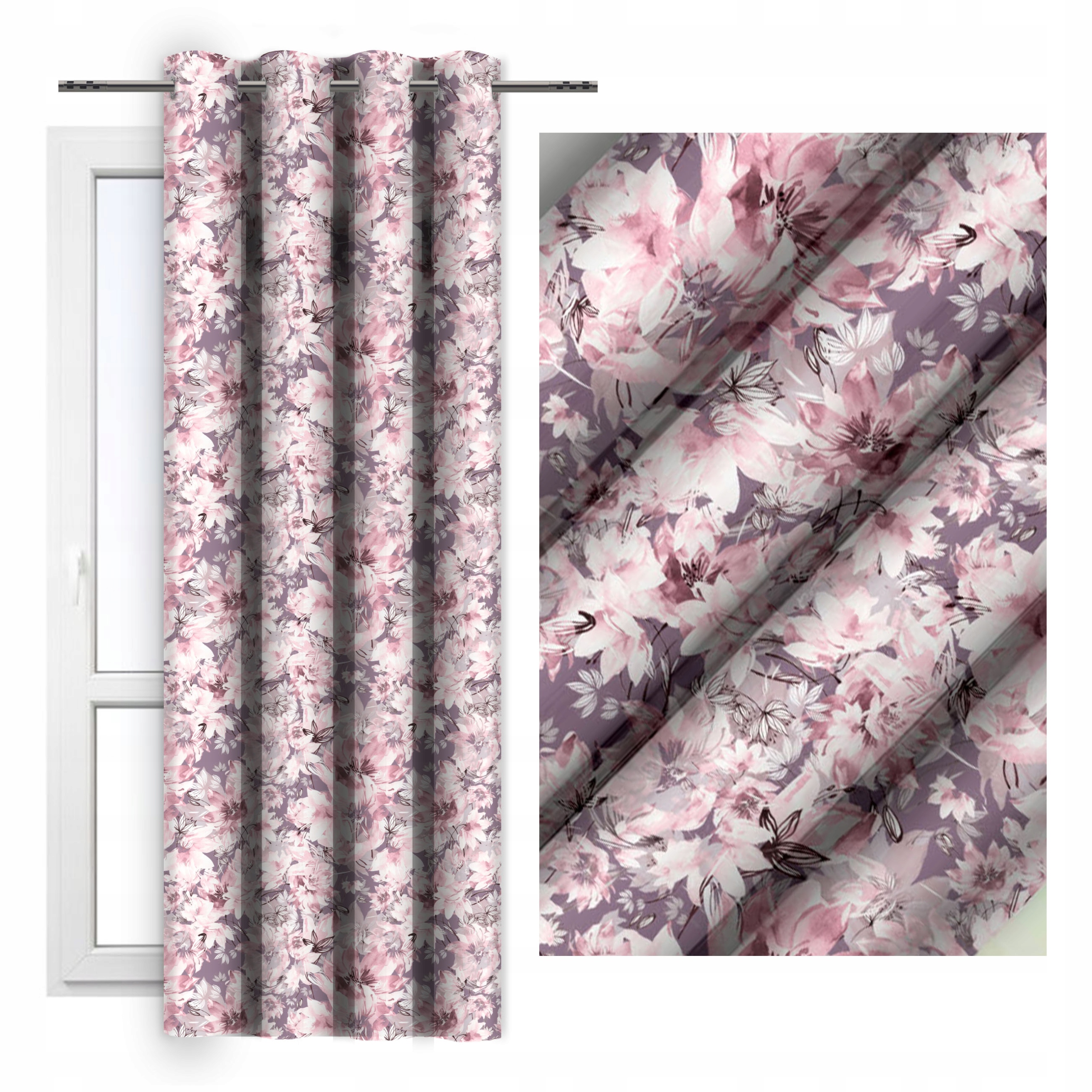 

Gotowa Zasłona Na Przelotkach 140x250 D404-266