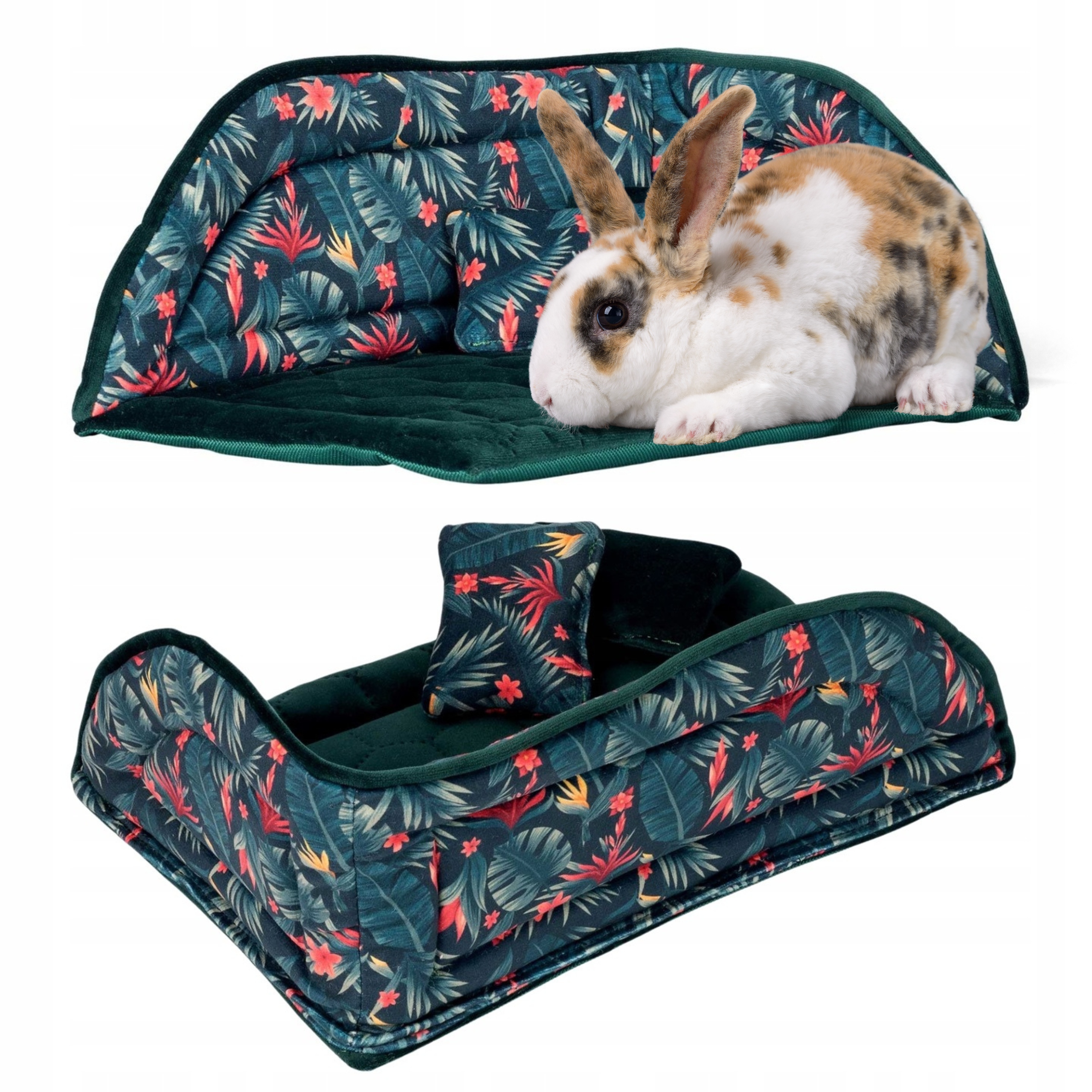 Pelíšek Pohovka Potah Rohová Králíčci Prasátka Ježci Hlodavci 30x40 cm