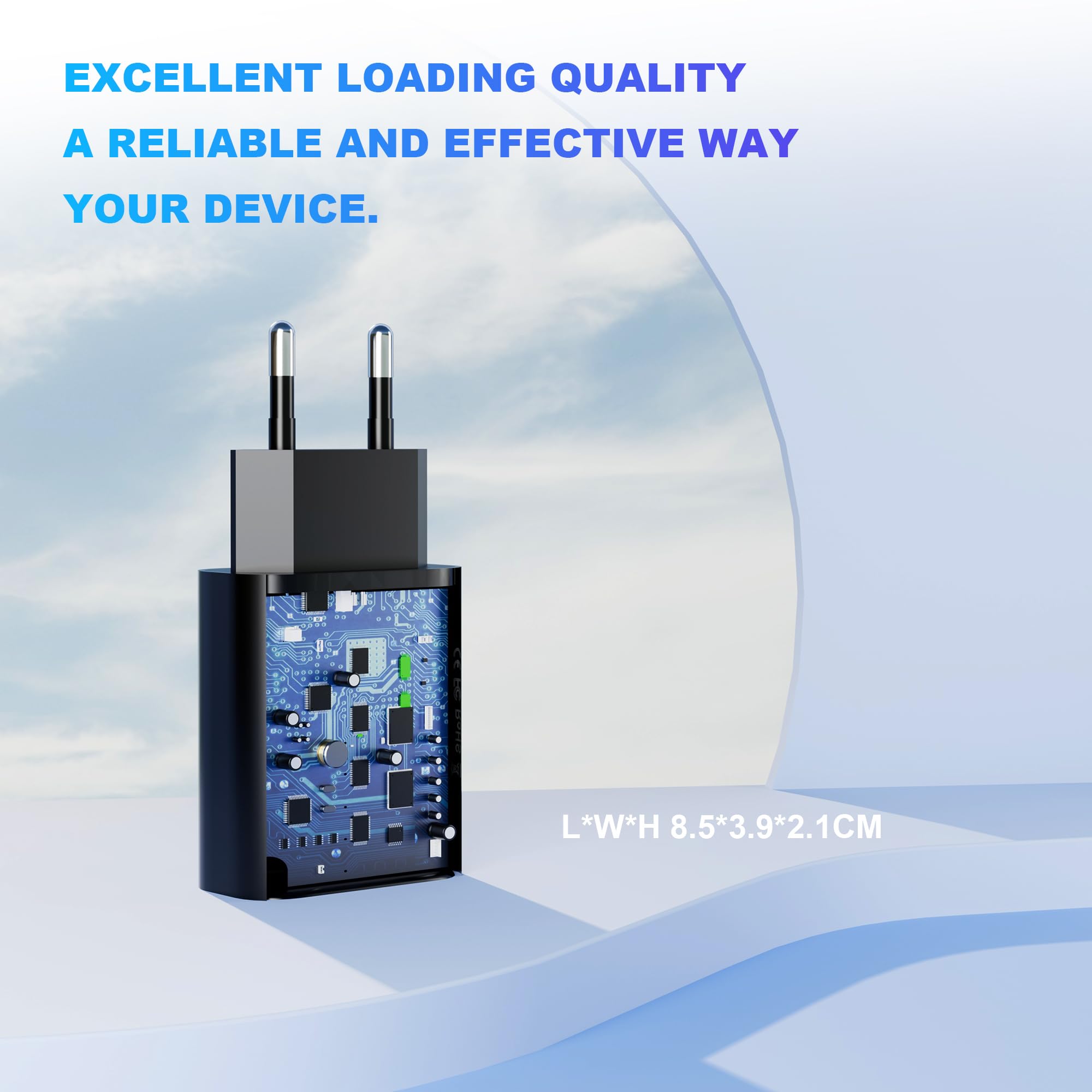JupptElectronics Szybka Ładowarka USB 18W QC 30 Do iPhone Smartfonów — miniatura 3