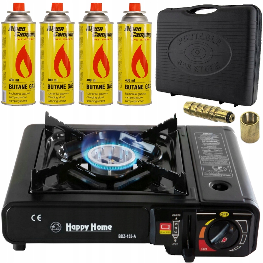 

Kuchenka 2W1 4X Kartusz Turystyczna Polowa Gaz