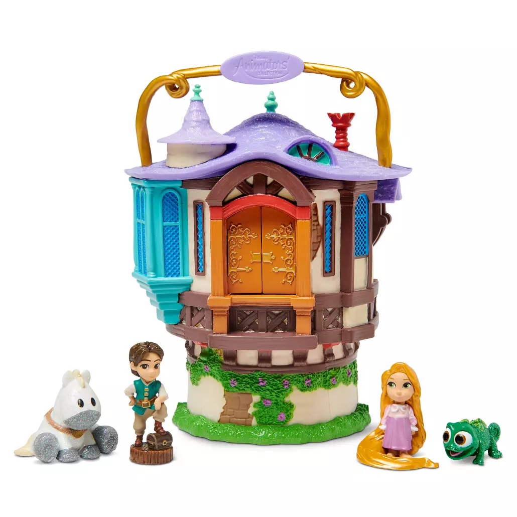 

Disney Store Roszpunka Flynn 10 figur+ Wieża