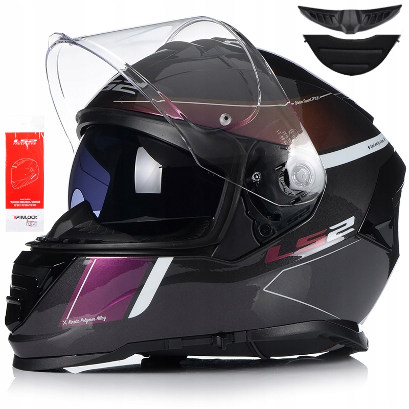 

LS2 FF800 Storm Velvet Kask Motocyklowy M + Blenda