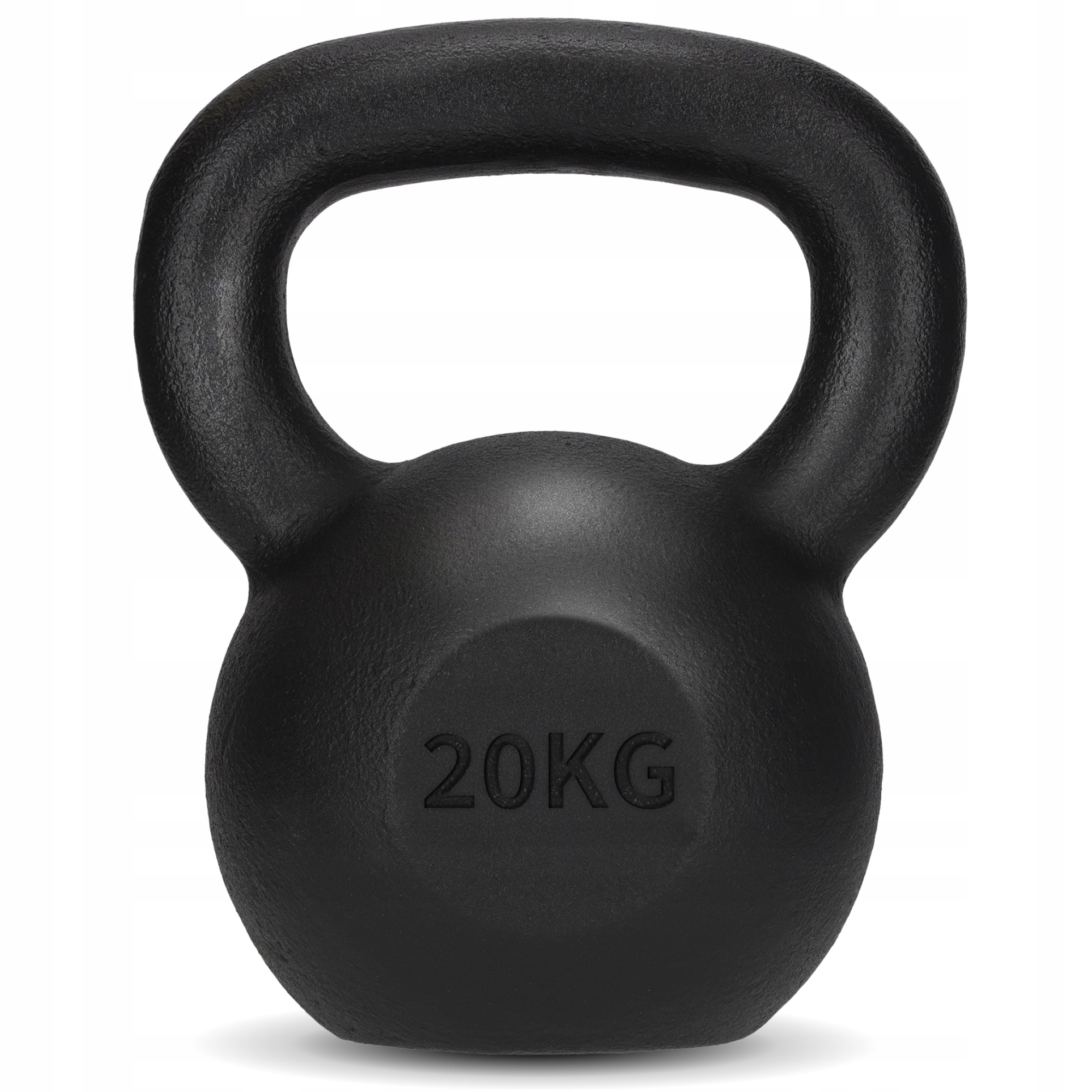 Kettlebell Odważnik Żeliwny Obciążenie Do Treningu Siłowego 20 Kg 4FIZJO