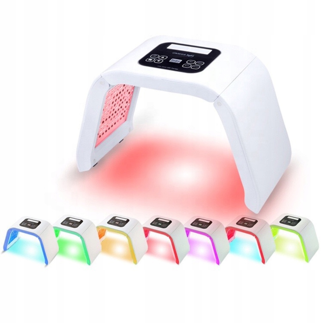 Led zařízení pro světelnou terapii 7 barev Led lampa skládací konstrukce