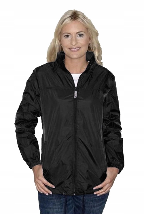 LEKKA DAMSKA KURTKA PRZECIWDESZCZOWA WIATRÓWKA XXL Materiał dominujący nylon