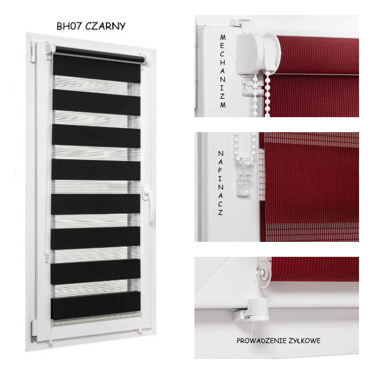 ROLETA ROLETY ŻALUZJA DZIEŃ NOC 149x150 EAN (GTIN) 5903957473192