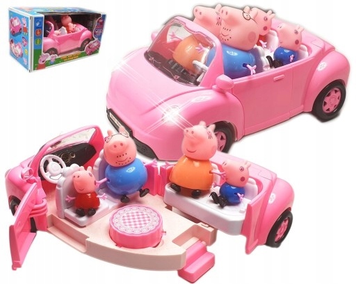 

Świnka Peppa Auto Rozkładane Piknik Figurki