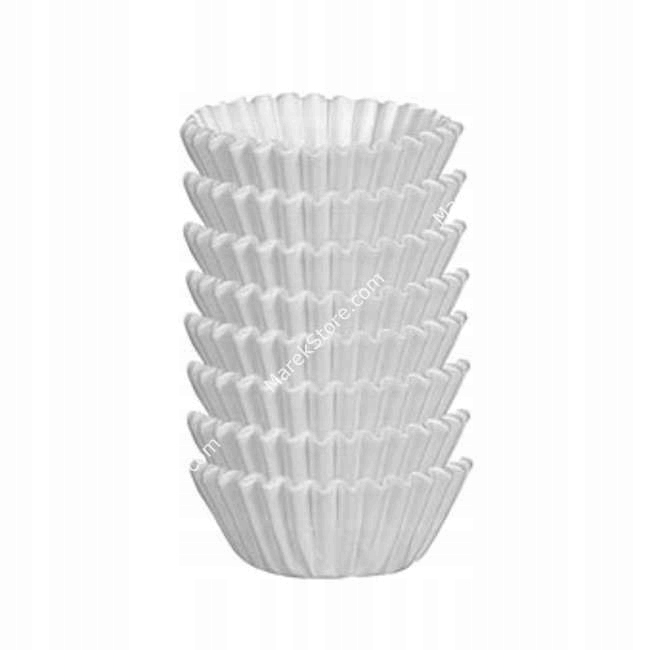 

Mini papilotki papierowe białe śr. 4 cm, 200 szt