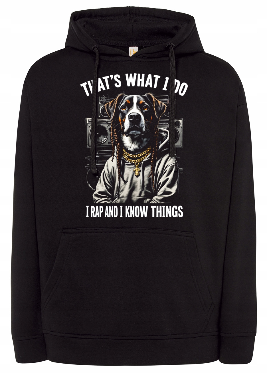 Pánská mikina s kapucí Rap Hip Hop Snoop Dog Old School Streetwear 4xL