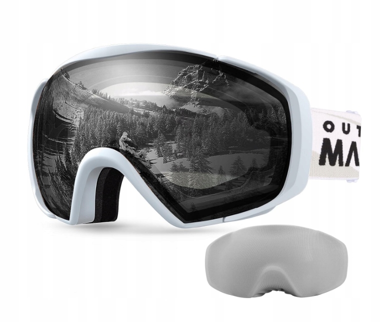 OutdoorMaster Lyžařské brýle Classic Pásek bílý VLT9.49%