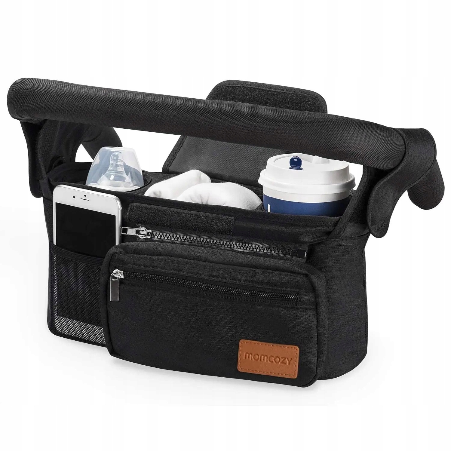 Momcozy SZ001 Stroller Organizer with Cup Holders Organizer do wózka Z na