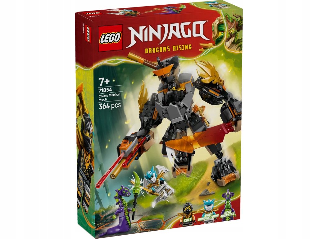 Lego 71854 Ninjago Coleův a Zaneův speciální mech v dračí zbroji