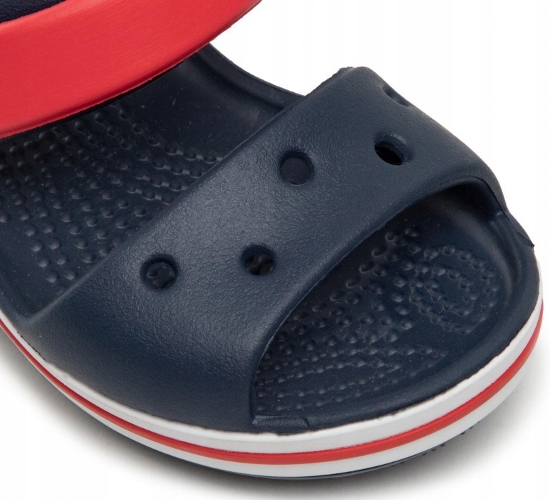 34-35 Buty Sandały Dziecięce na Rzepy Crocs Crocband NAVY RED 12856 Rozmiar (new) 34