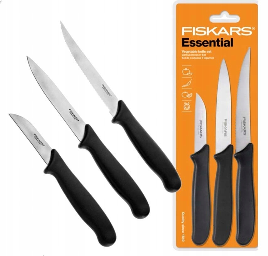 

Fiskars Zestaw 3 Noży Do Warzyw Komplet