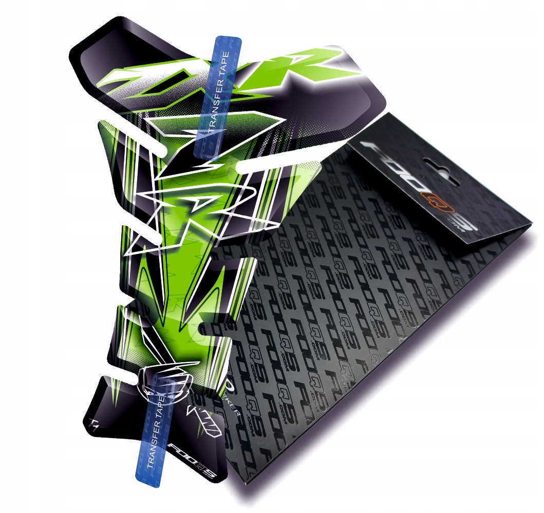 Tank-pad od firmy Fooqs pro Kawasaki ZX-7-R Zelený