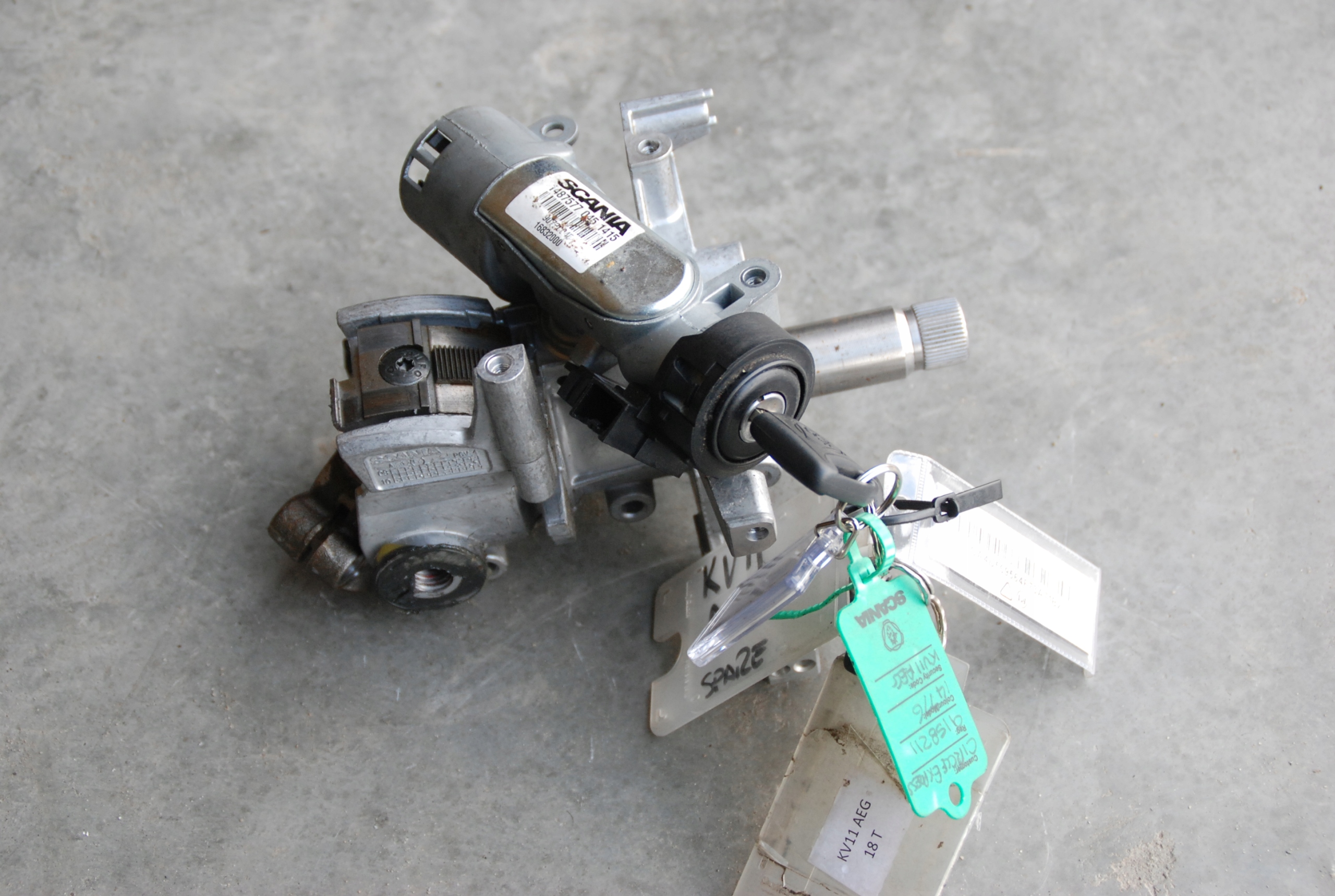 Оригинальный ключ зажигания SCANIA 1487577