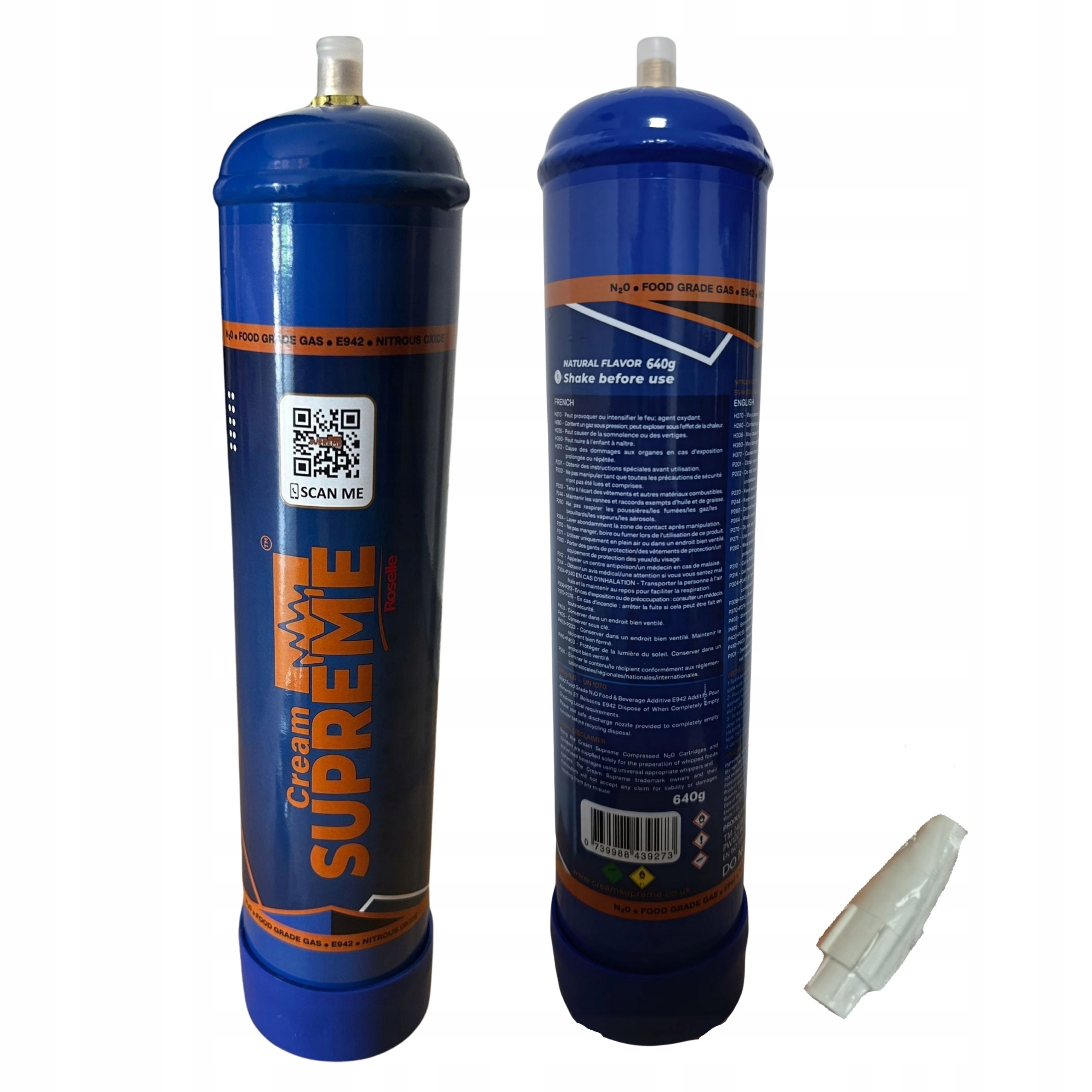 Cream Supreme 640g N2O, podtlenek azotu
