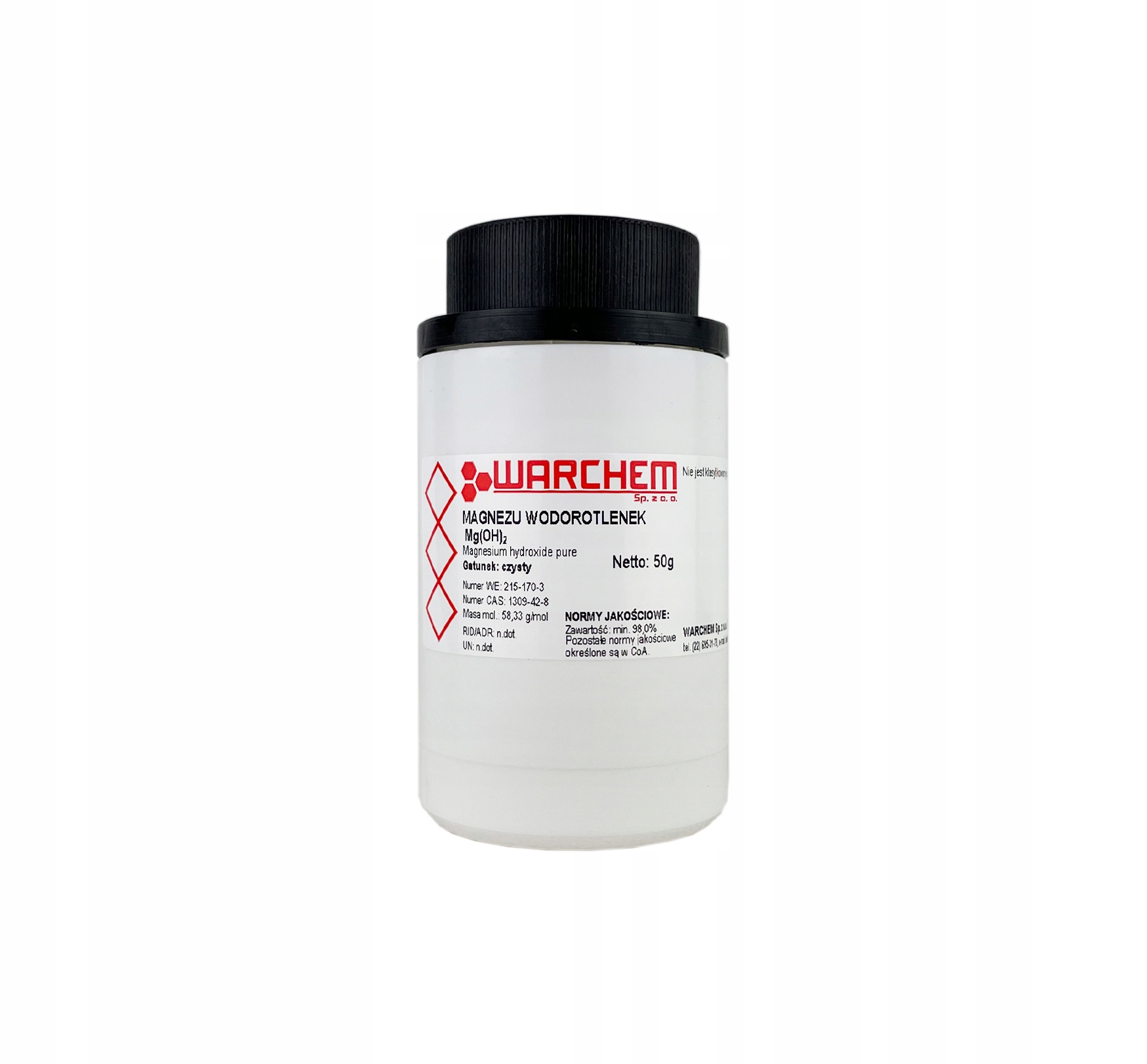 

Wodorotlenek Magnezu czysty 50g