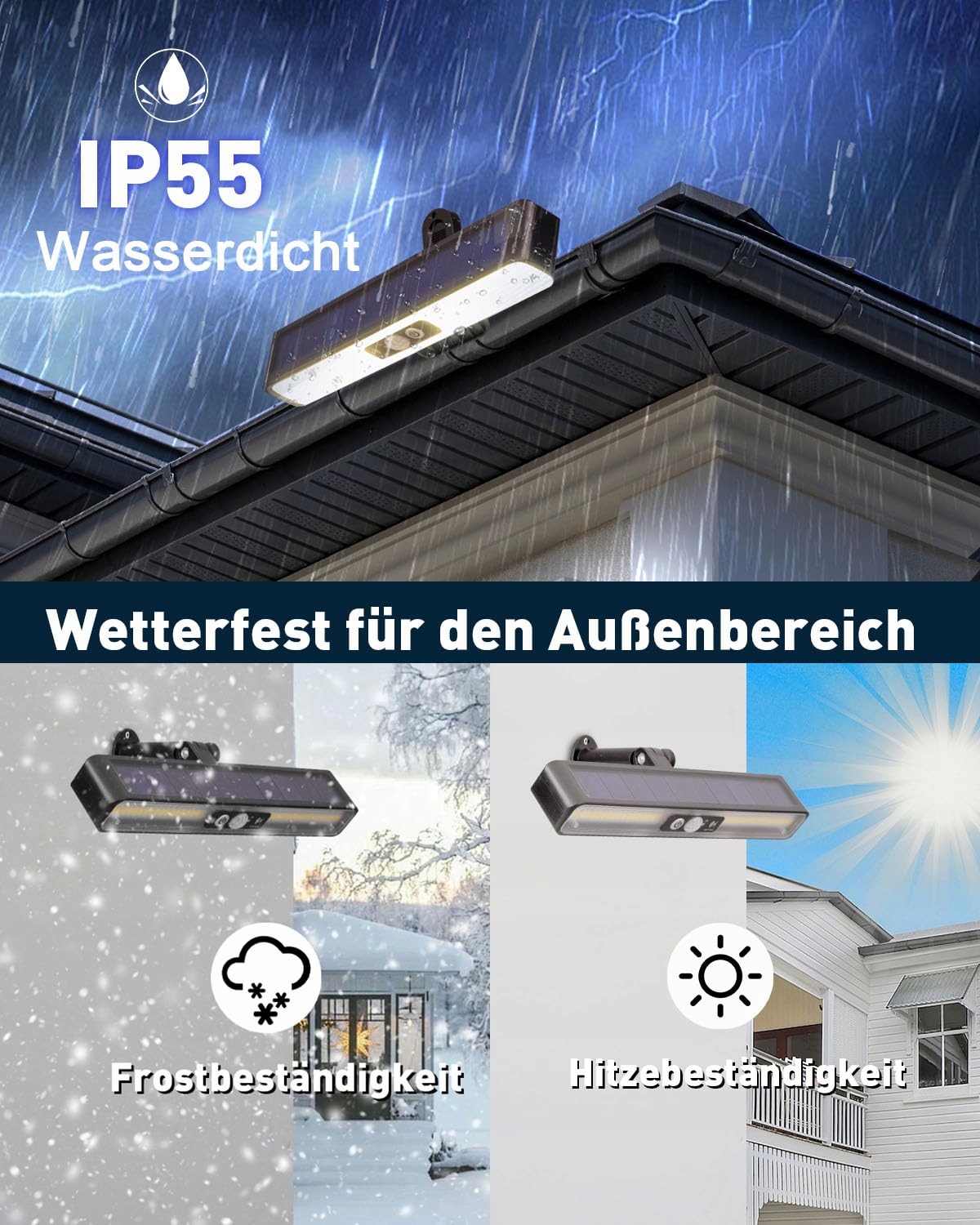 Lampy Solarne Ogrodowe Z Czujnikiem Ruchu Bez Wiercenia 36 LED IP55 ICEKO — miniatura 2