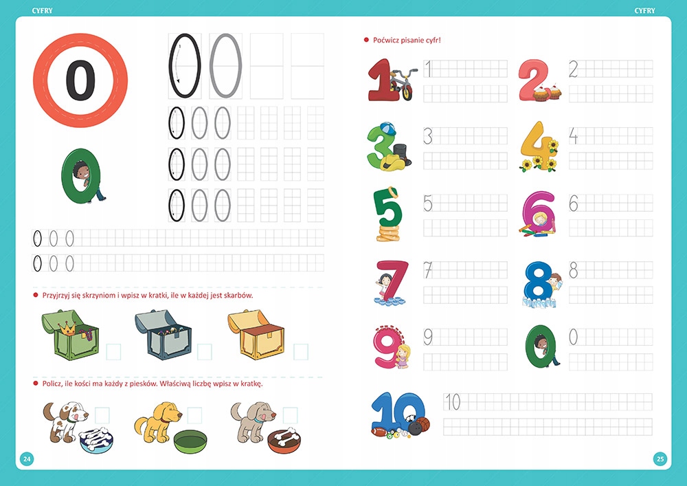 ELEMENTARZ dla Małego Ucznia MATEMATYKA Gatunek Książki do nauki czytania, pisania i liczenia
