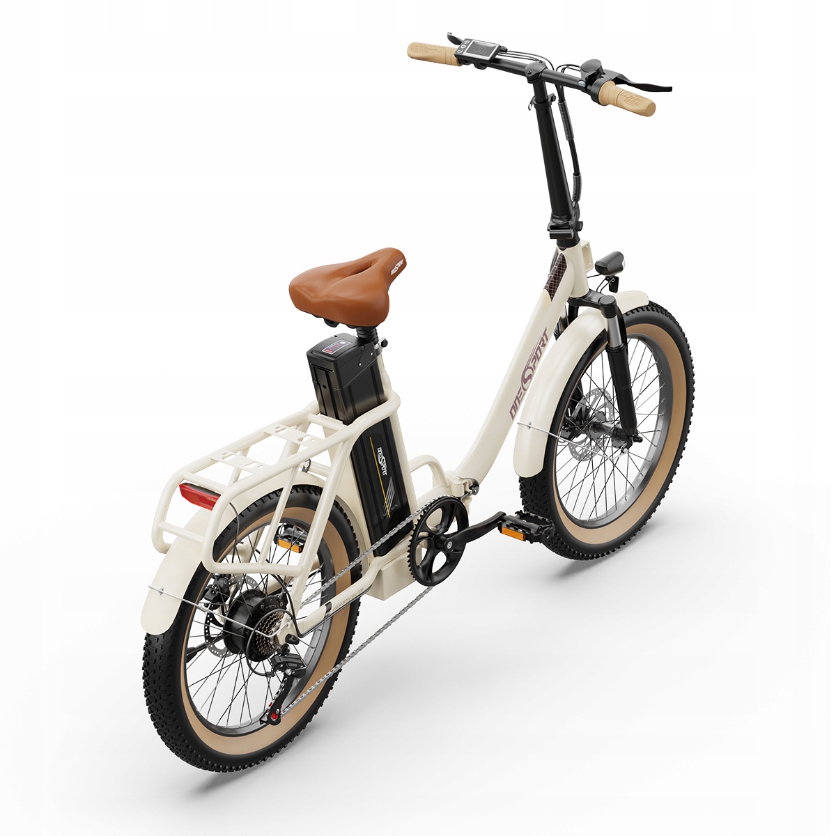 Składany Rower Elektryczny ONESPORT Nowy OT16 48V 250W 17Ah 20" APLIKACJA Model OT16 17Ah Bluetooth APP