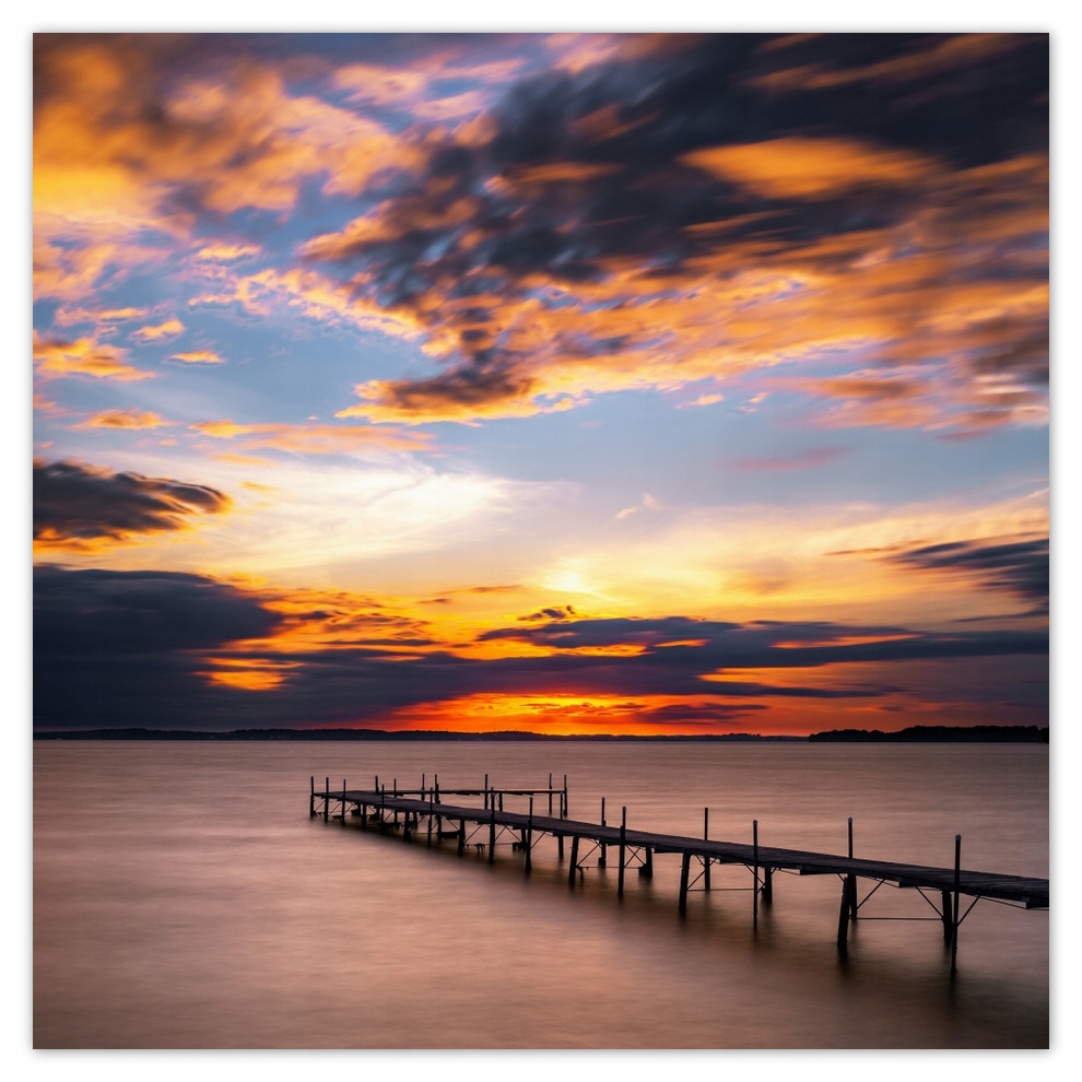 

Fototapety flizelina 208x208 Most Jezioro Zachód