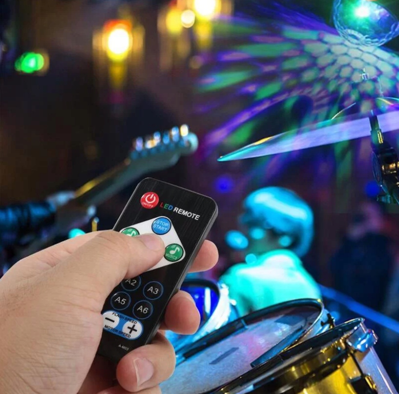 PROJEKTOR LASEROWY DISCO KULA RZUTNIK RGB +PILOT Marka Inna