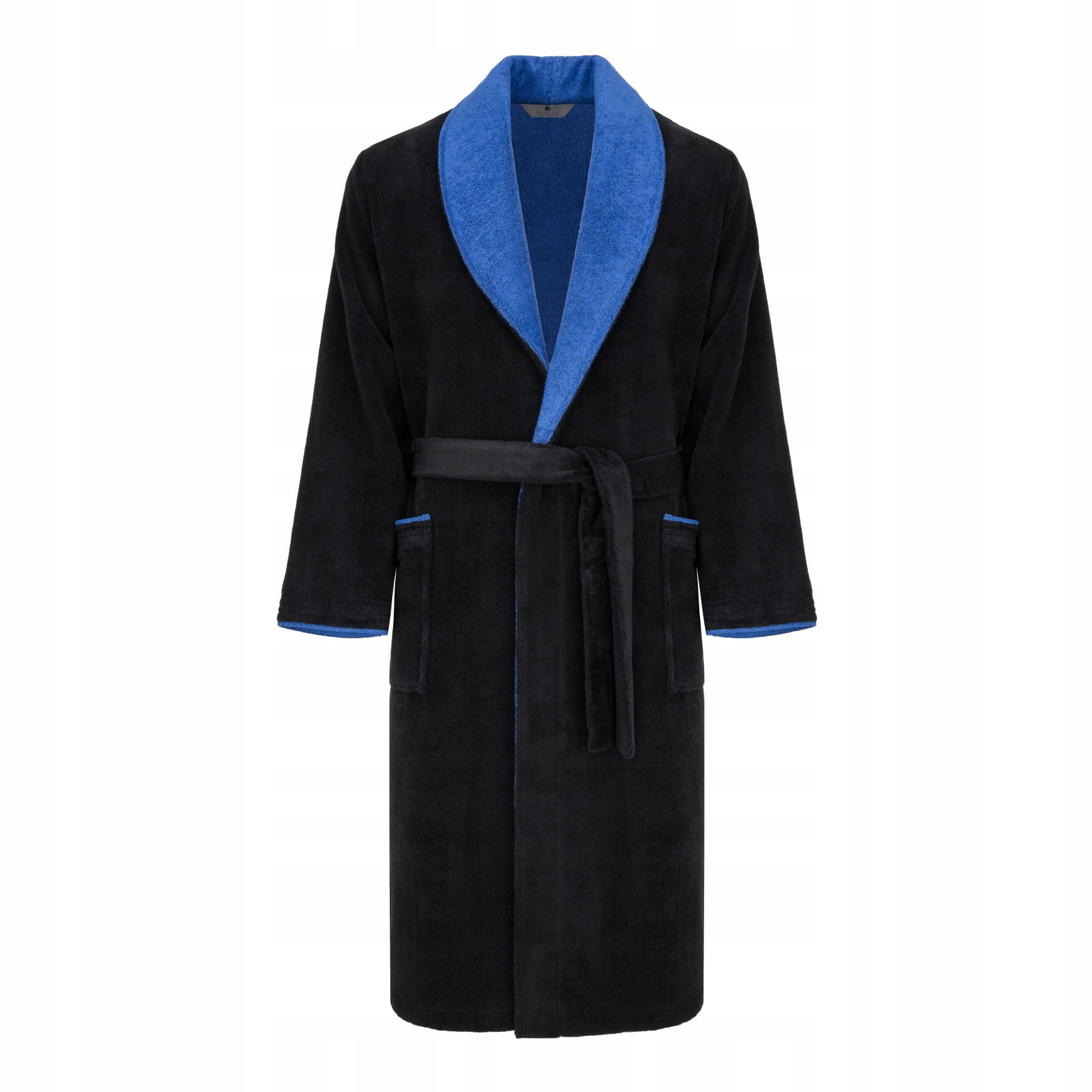 Pánský župan RE-859 černo-modrý XL