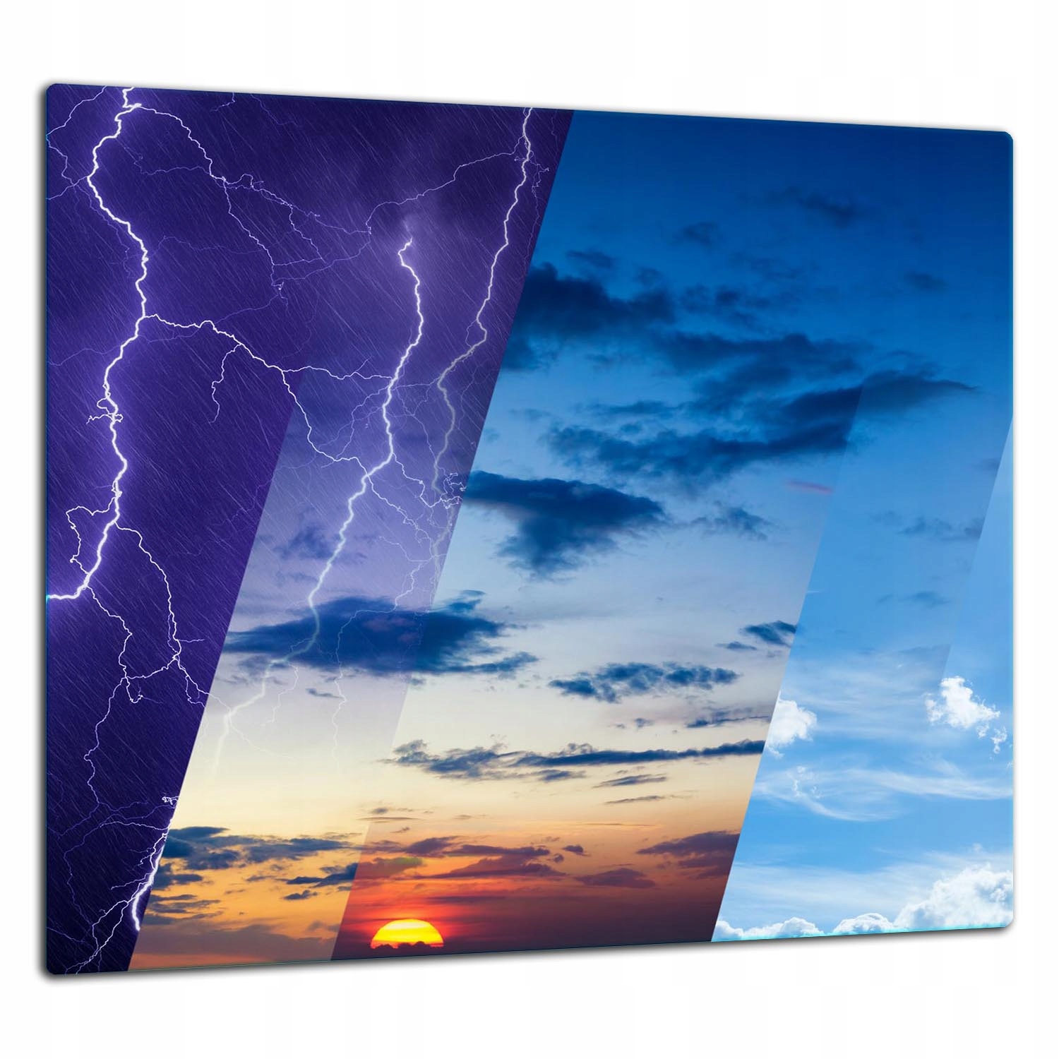 Skleněná Ochranná Deska Panel Lepidlo 65x60 Počasí Tvrzené sklo 7v1