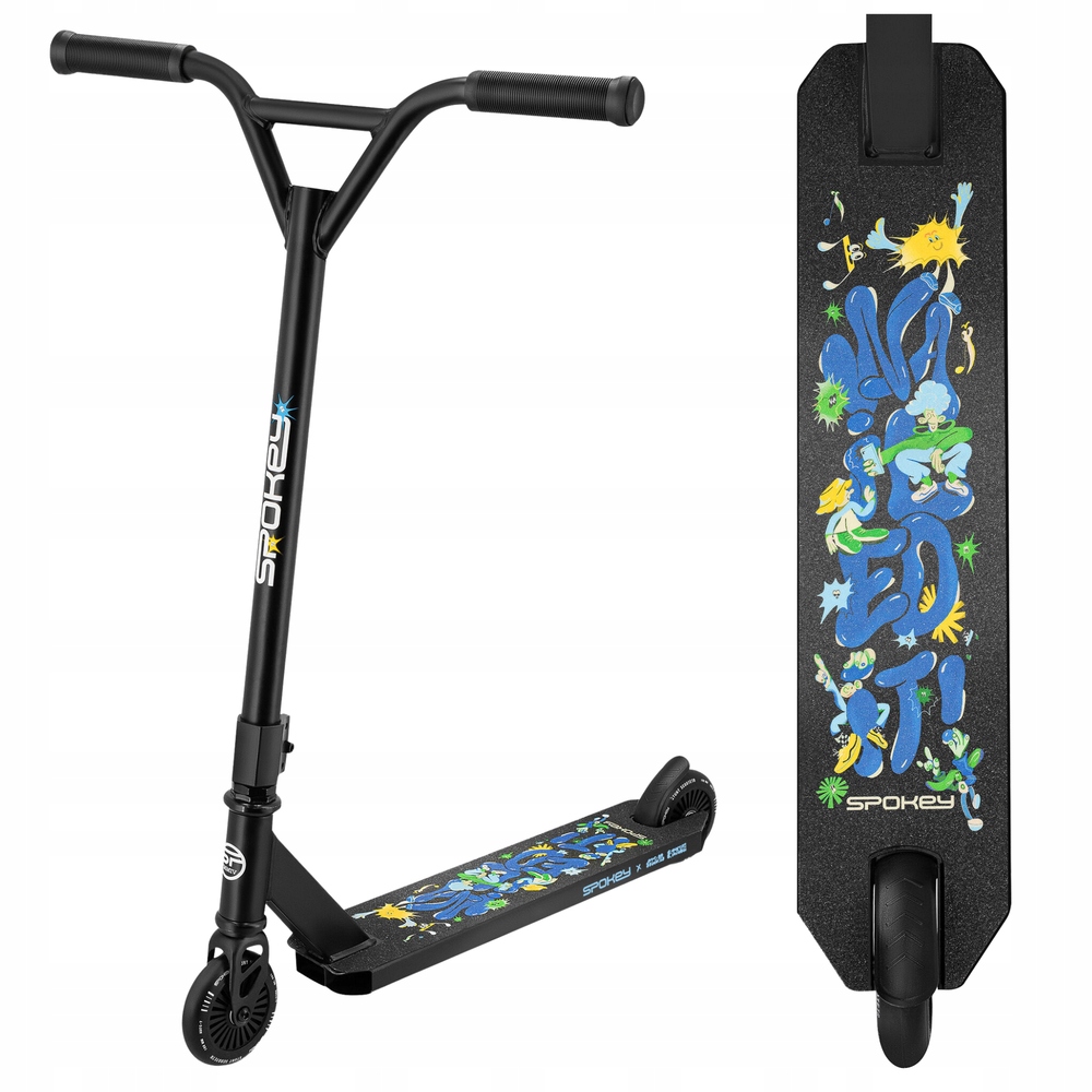 Hulajnoga Wyczynowa Stunt Freestyle Do Trików Młodzieżowa Koła 100 mm Homie