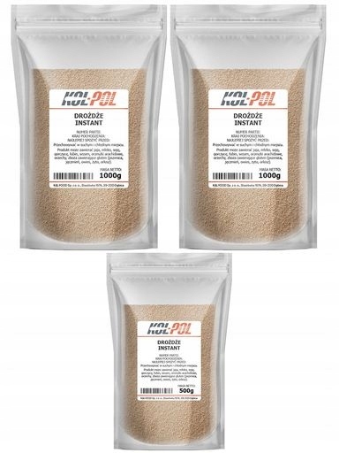 Suché Pekařské Kvasnice 2,5 kg Instant pro pekařské pečivo Kol-Pol