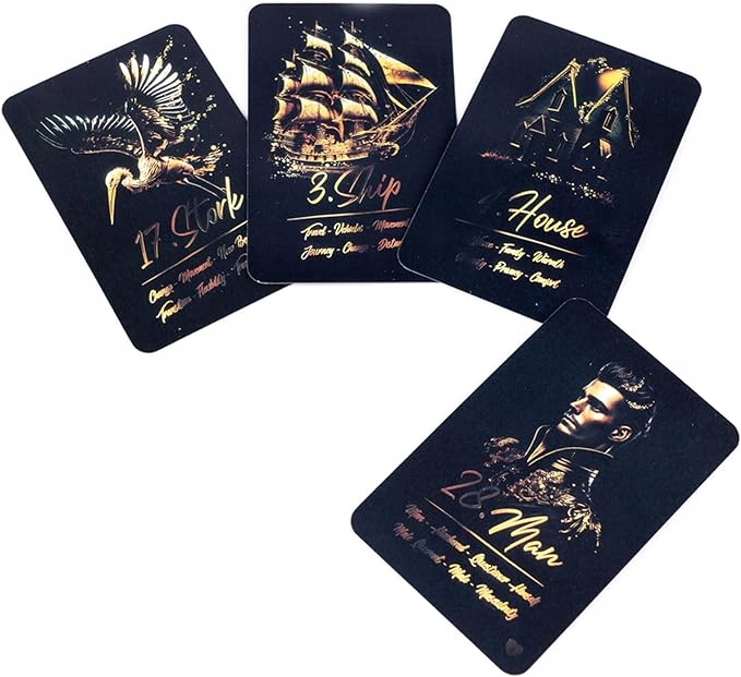 KARTY DO GRY TAROTA GOLDEN DEEP 36 LENORMAND CARDS ORACLE Czas rozgrywki Do 1 godziny