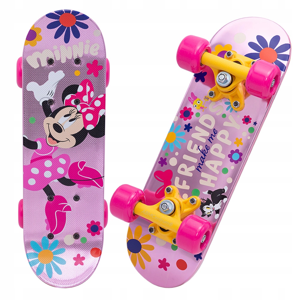 Deskorolka plastikowa mocna 42 cm Myszka Mini Minnie Mouse