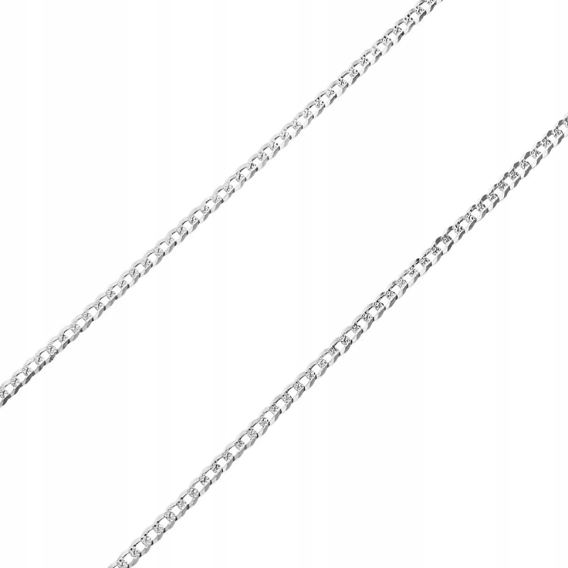 Zdobený Broušeným Pancířem, Stříbrný Řetízek 925, Elegantní R50