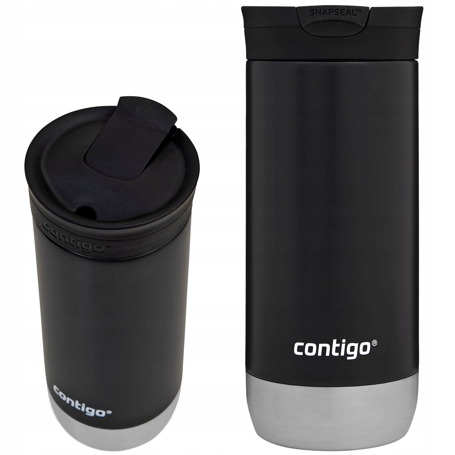 Termohrnek Contigo Huron 2.0 470 ml na Kávu Čajové Nápoje Černý