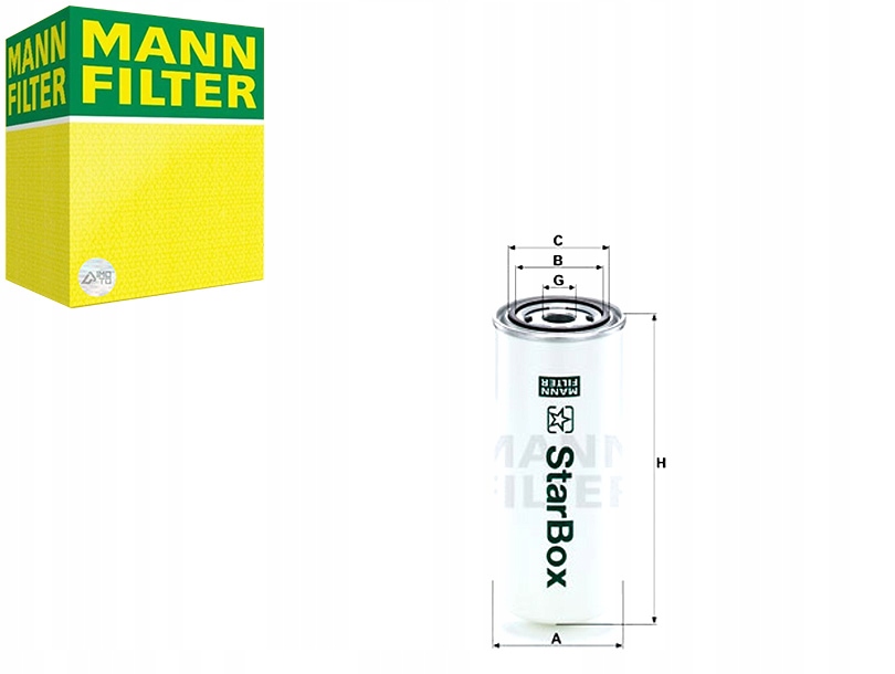 FILTR OLEJU AGRO MANN-FILTER