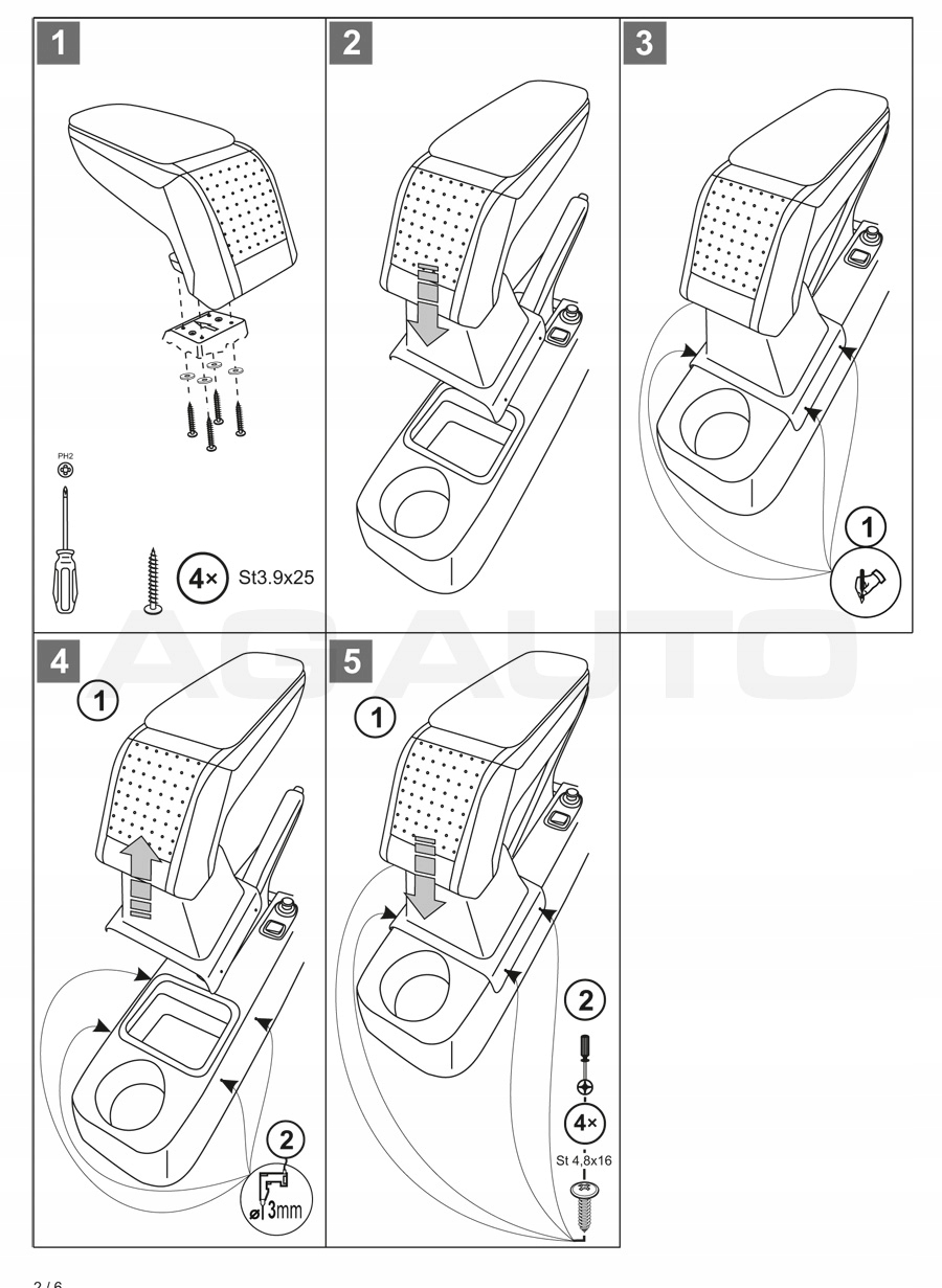 V00576 - Стандарт ARMREST Skoda Roomster, 2006 ->