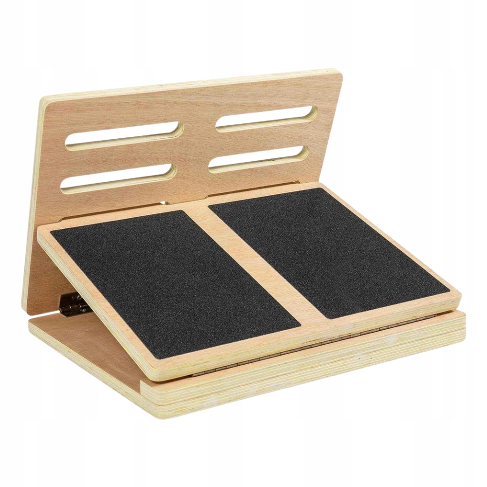 Slant Board 4yourhealth antypoślizgowy drewniana platforma do ćwiczeń