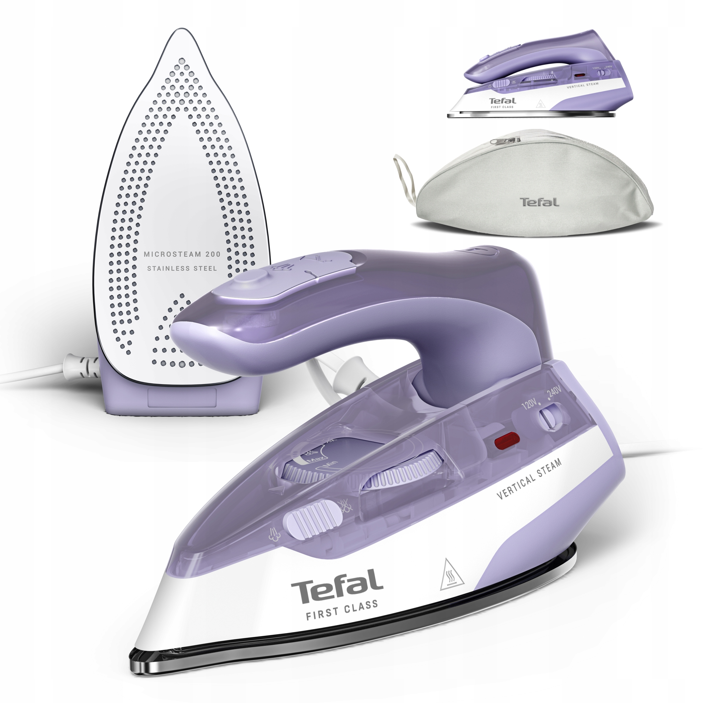 Turystyczne żelazko parowe Tefal DB1612 1000W małe
