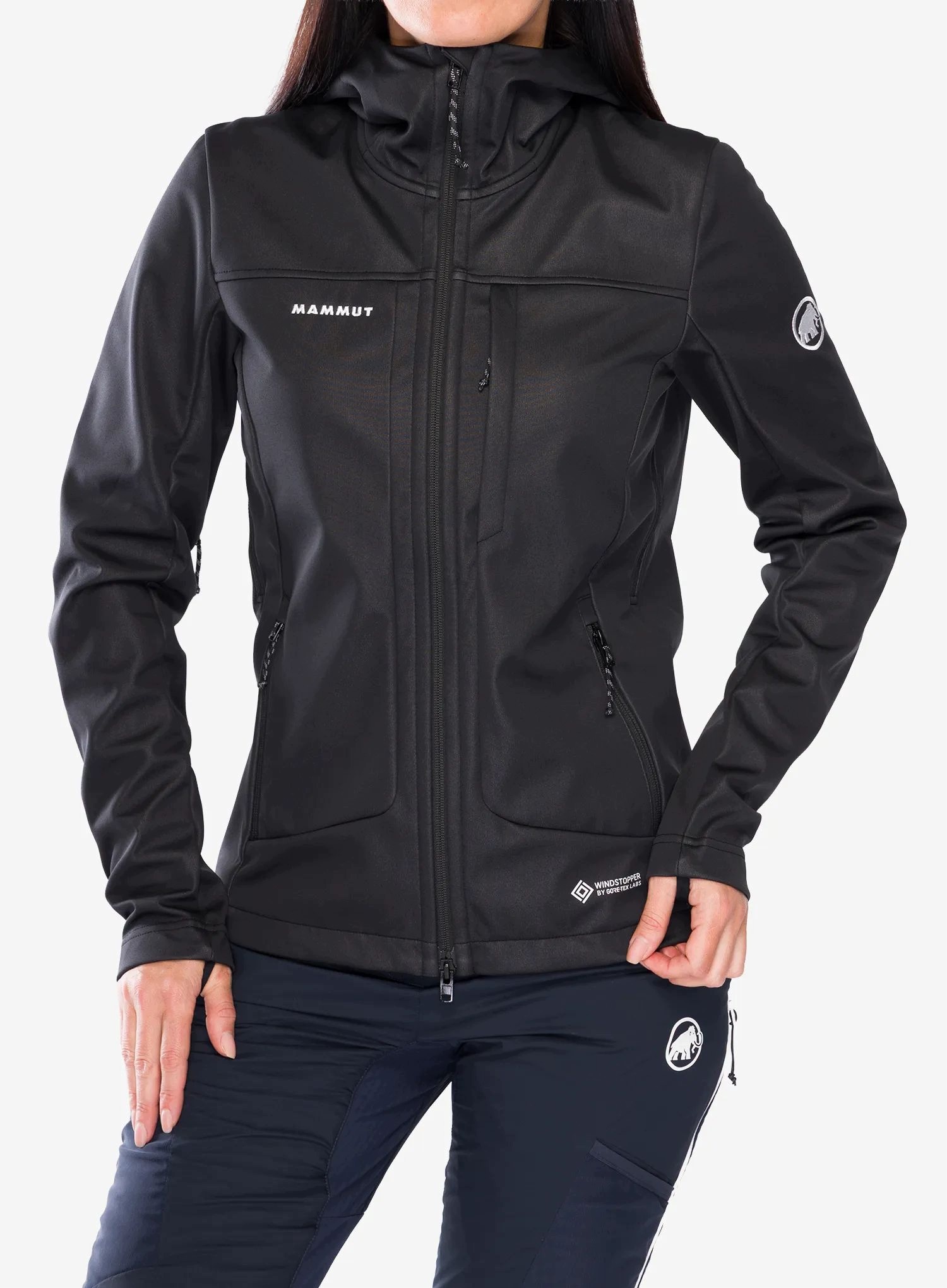 Dámská bunda Mammut Ultimate VIII So Hooded Jacket černá/černá L