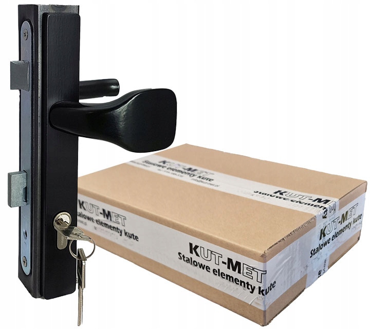 Zámek Na Bránu Klika Úchyt Zámková krabice 40x40 Vložka Na Klíč