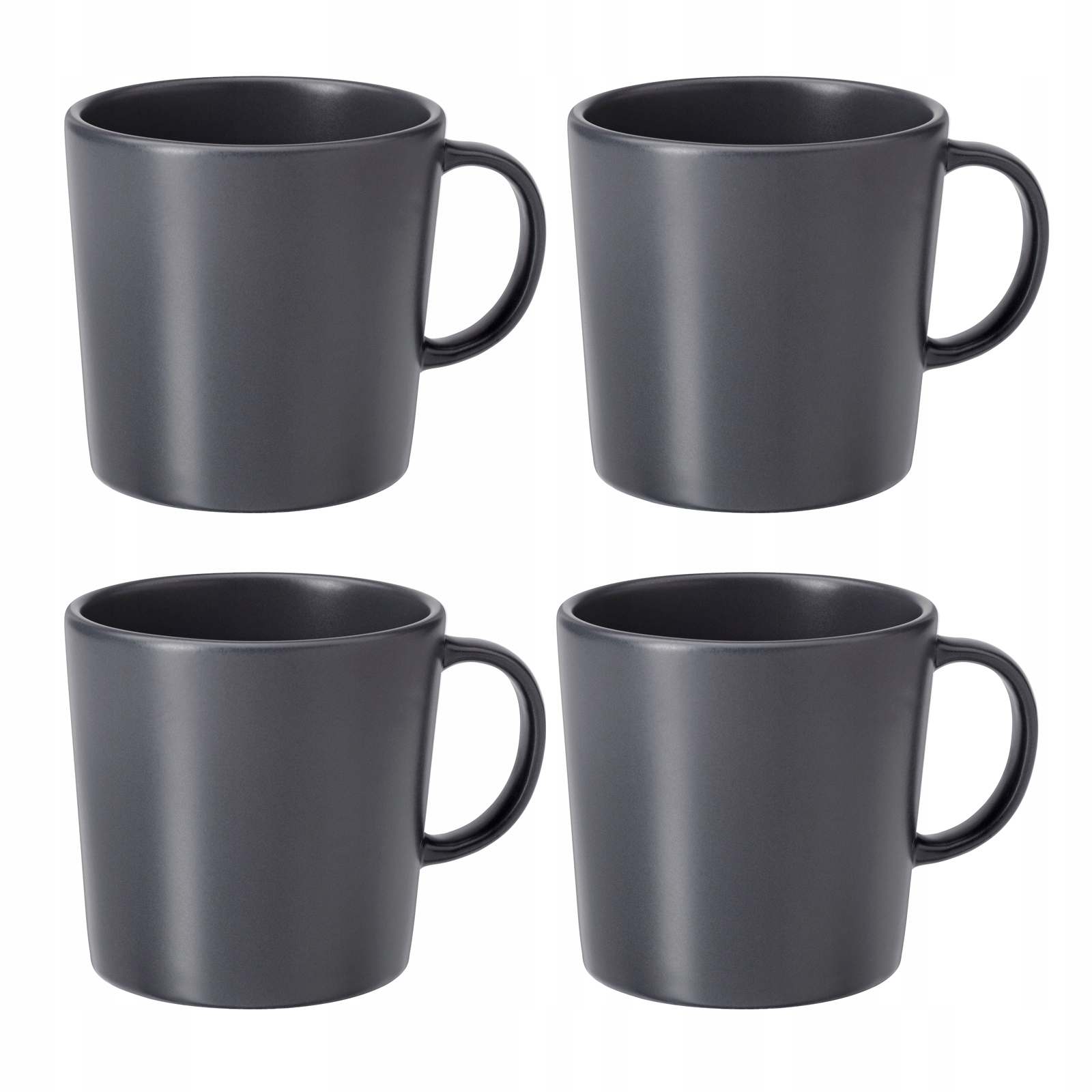 

Kubek 300 ML Ikea Dinera Szary Zestaw Kubków 4 Szt