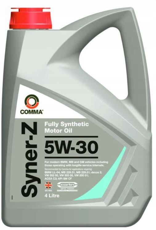 

Olej syntetyczny Comma Syner-z 5W30 4L 4 l 5W-30