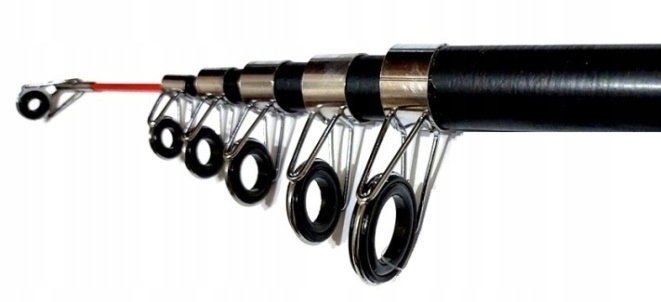 WĘDKA TELESKOPOWA 3,6 M NA SPŁAWIK GRUNT 60- 120g Konstrukcja wędki teleskopowe