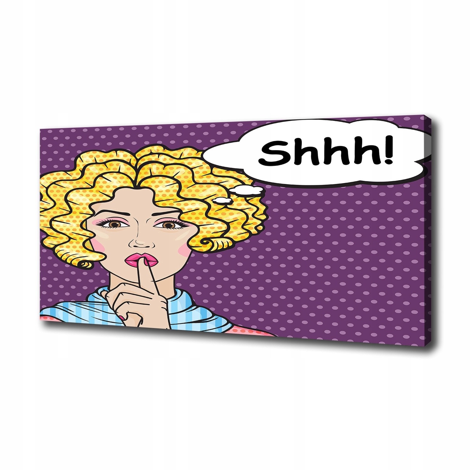 

Foto obraz na płótnie Komiks kobieta 100x50 cm