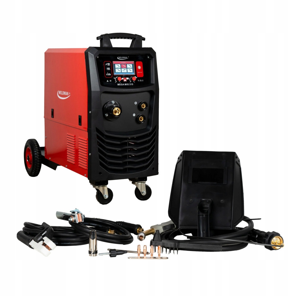 Spawarka inwertorowa Migomat Weldman Mig 315 Synergia Dual Puls 300A