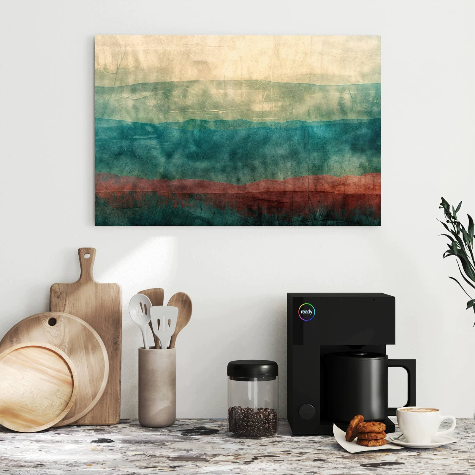 Magnetická tabule Vybledlé Pruhy 60 × 40 cm