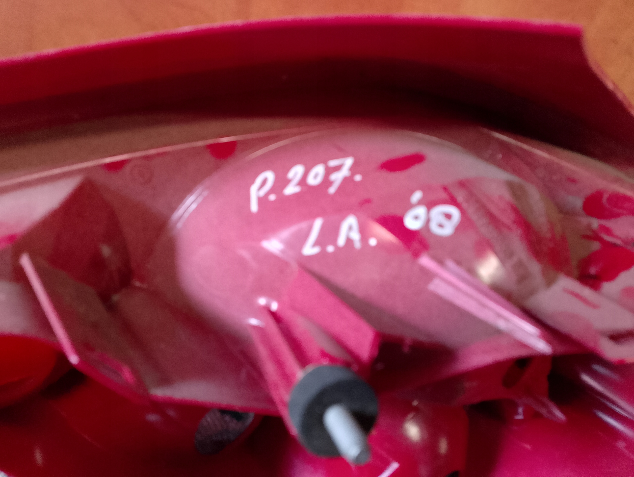light left rear part left rear peugeot 207 HB