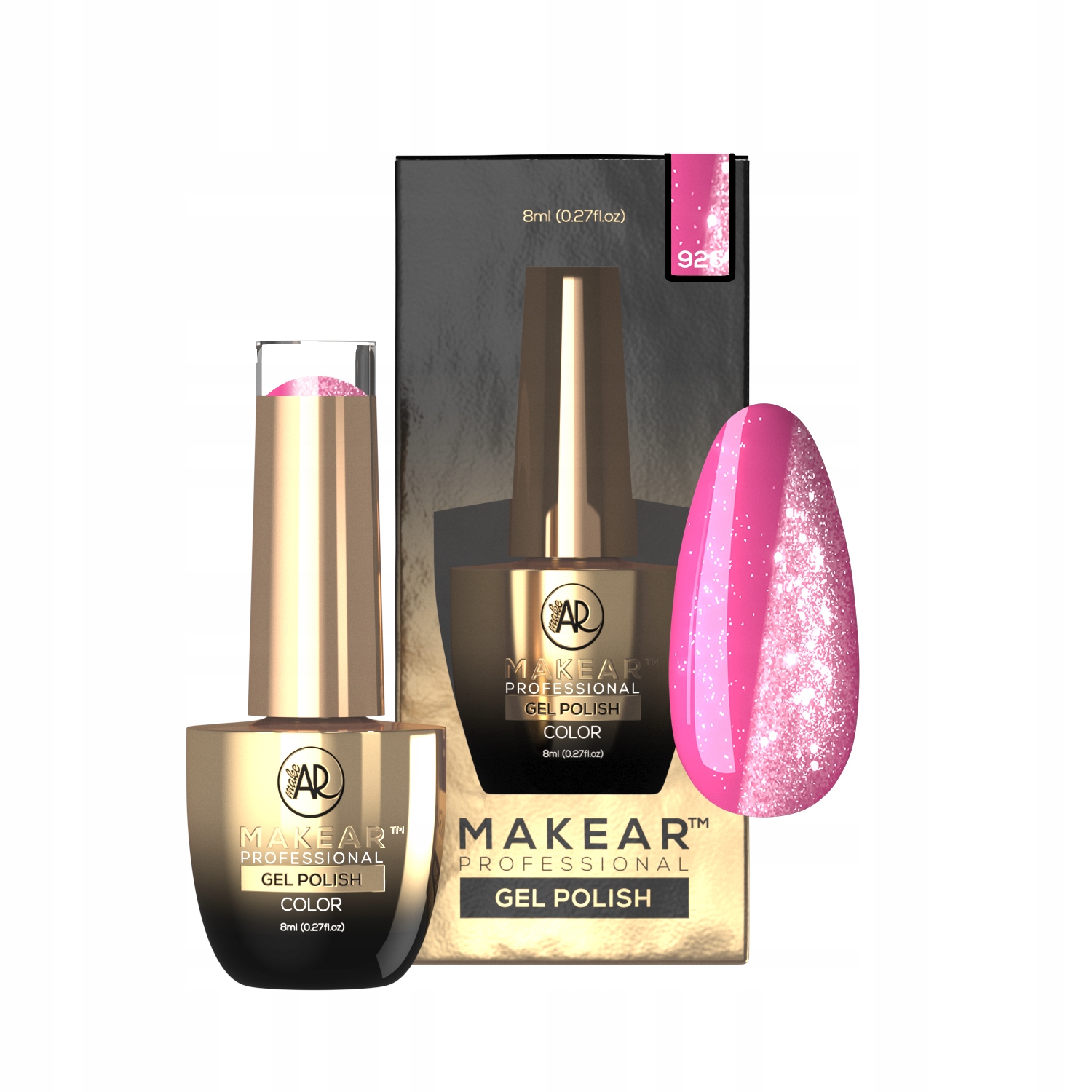 MAKEAR LAKIER MOONLIGHT DISCO 926 Shot Pink 8ml