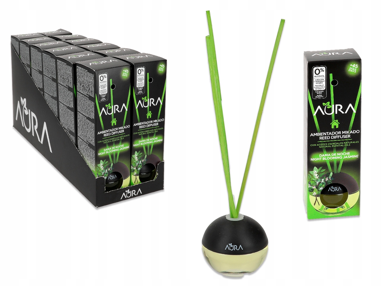 Komplet 12 difuzérov Kvet jazmínu